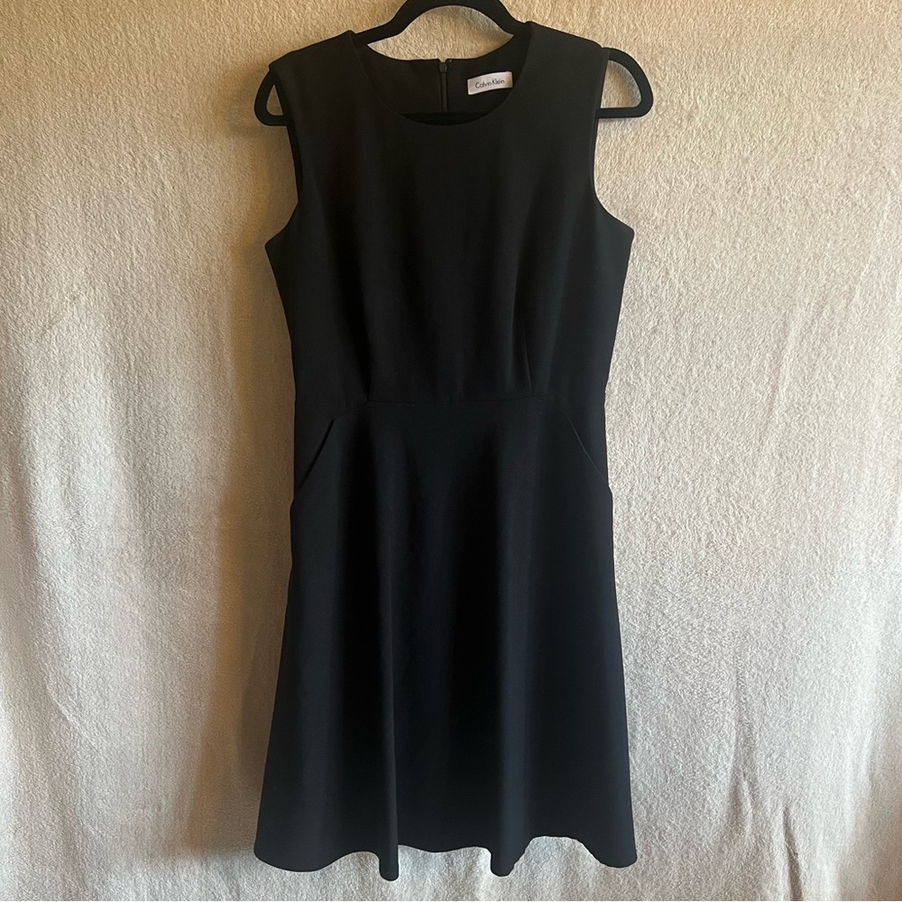 Calvin Klein Classic Black Midi Dress